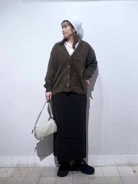 「アイテム（バングル/リストバンド）」を使った、no23miさん（レディース・155cm）の秋コーディネート