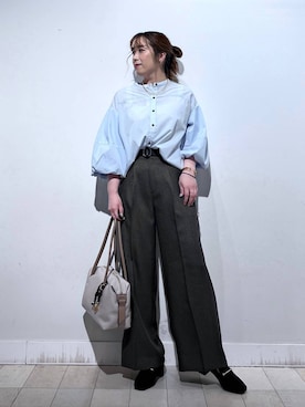 「GLOBAL WORK（グローバルワーク）のアイテム（タンクトップ）」を使った、no23miさん（レディース・155cm）の秋コーディネート