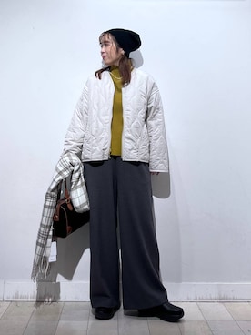 「GLOBAL WORK（グローバルワーク）のアイテム」を使った、no23miさん（レディース・155cm）の秋コーディネート