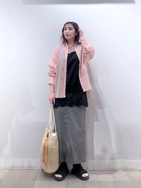 「GLOBAL WORK（グローバルワーク）のアイテム（アクセサリー）」を使った、no23miさん（レディース・155cm）の夏コーディネート