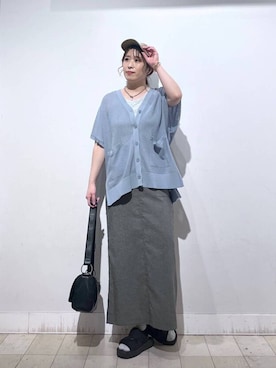 「GLOBAL WORK（グローバルワーク）のアイテム（アクセサリー）」を使った、no23miさん（レディース・155cm）の夏コーディネート