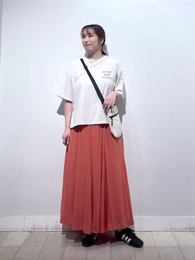 「アイテム（バレッタ/ヘアクリップ）」を使った、no23miさん（レディース・155cm）の夏コーディネート