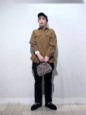 「アイテム（バングル/リストバンド）」を使った、no23miさん（レディース・155cm）の秋コーディネート