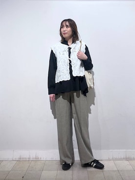 「パンツ」｜no23miさん（レディース・155cm）の春コーディネート