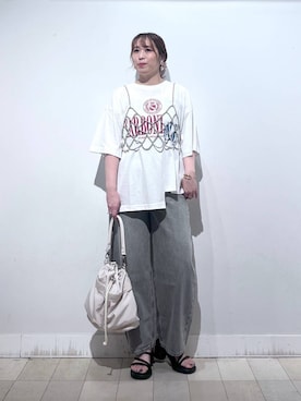 「アイテム（その他トップス）」を使った、no23miさん（レディース・155cm・20代）の夏コーディネート