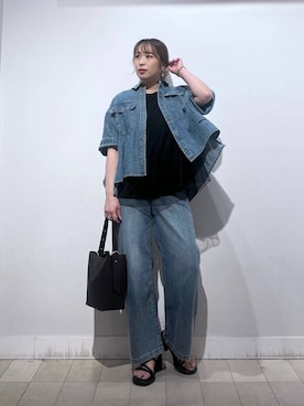 「GLOBAL WORK（グローバルワーク）のアイテム」を使った、no23miさん（レディース・155cm）の夏コーディネート