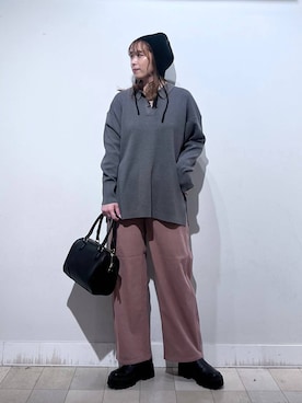 「GLOBAL WORK（グローバルワーク）のアイテム（バングル/リストバンド）」を使った、no23miさん（レディース・155cm）の秋コーディネート