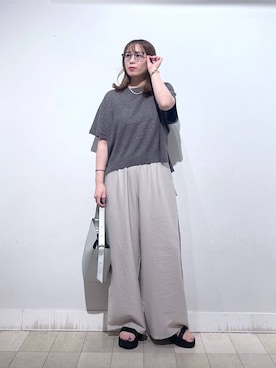 「アイテム（サングラス）」を使った、no23miさん（レディース・155cm）の夏コーディネート