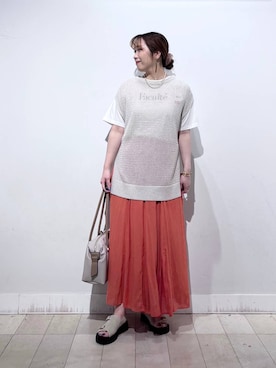 「アイテム（アクセサリー）」を使った、no23miさん（レディース・155cm・20代）の夏コーディネート