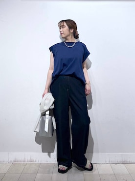 「GLOBAL WORK（グローバルワーク）のアイテム（パンツ）」を使った、no23miさん（レディース・155cm）の夏コーディネート