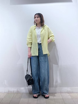 「GLOBAL WORK（グローバルワーク）のアイテム（パンツ）」を使った、no23miさん（レディース・155cm）の夏コーディネート