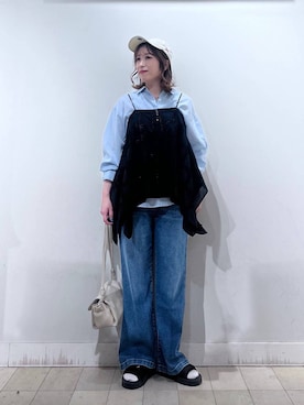 「GLOBAL WORK（グローバルワーク）のアイテム」を使った、no23miさん（レディース・155cm）の夏コーディネート