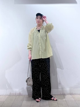 「GLOBAL WORK（グローバルワーク）のアイテム（パンツ）」を使った、no23miさん（レディース・155cm）の夏コーディネート