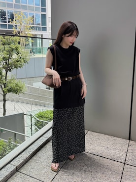 「LE CIEL BLEU（ルシェルブルー）のアイテム」を使った、yukaさん（レディース・153cm）の春コーディネート