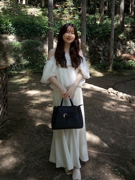 「NEUNA（ヌナ）のアイテム」を使った、yukaさん（レディース・153cm）の夏コーディネート