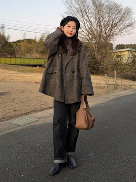 yukaさん（レディース・153cm）の冬コーディネート