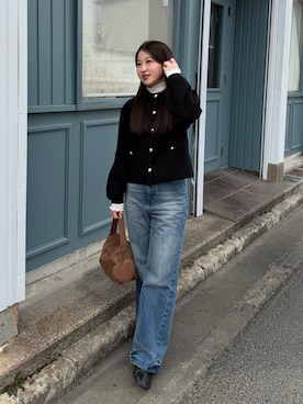 「RANAN（ラナン）のアイテム」を使った、yukaさん（レディース・153cm）の冬コーディネート