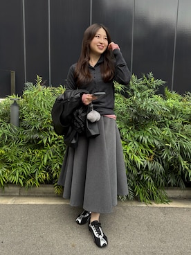 「LE CIEL BLEU（ルシェルブルー）のアイテム」を使った、yukaさん（レディース・153cm）の秋コーディネート