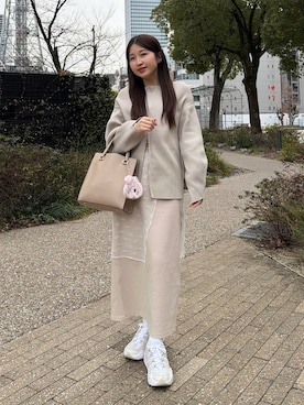 yukaさん（レディース・153cm）の春コーディネート