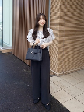「NEUNA（ヌナ）のアイテム」を使った、yukaさん（レディース・153cm）の夏コーディネート