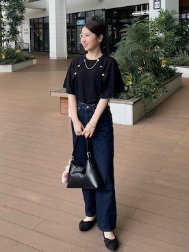 「アイテム（パンツ）」を使った、yukaさん（レディース・153cm・20代）の秋コーディネート