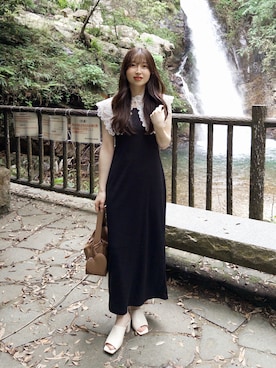 「EFOLE（エフォル）のアイテム」を使った、yukaさん（レディース・153cm）の春コーディネート