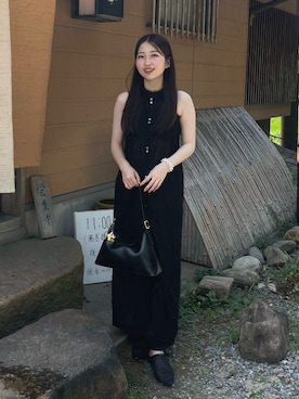 「アイテム（ヘアゴム）」を使った、yukaさん（レディース・153cm）の夏コーディネート