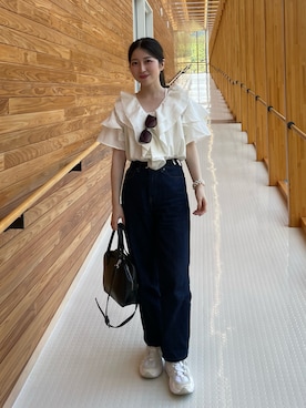 「アイテム（バッグ）」を使った、yukaさん（レディース・153cm・20代）の夏コーディネート