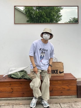 「インスタ映え」｜kkmtravelさん（メンズ・178cm）の夏コーディネート