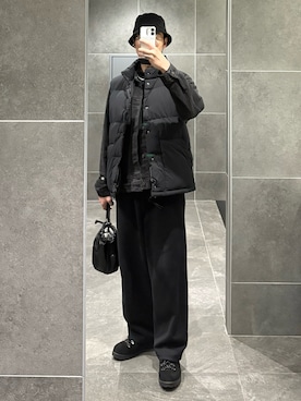 「アイテム（チョーカー）」を使った、恵さん（メンズ・178cm）の秋コーディネート