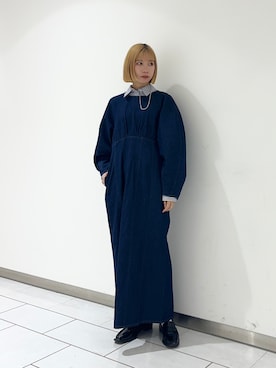「KBF（ケイビーエフ）のアイテム（シューズ）」を使った、nonoさん（レディース・156cm）の冬コーディネート