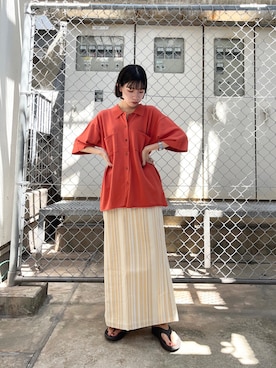 nonoさん（レディース・156cm）の夏コーディネート