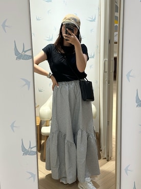 「JIL SANDER（ジルサンダー）のアイテム」を使った、saahiさん（レディース・164cm）の夏コーディネート