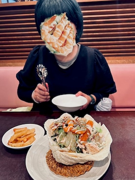 「H&M（エイチ・アンド・エム）のアイテム（ワンピース/ドレス）」を使った、ほこりさん（レディース・158cm）の秋コーディネート