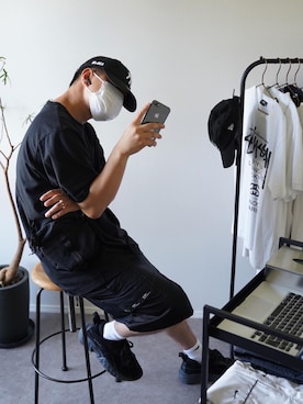 「Acne Studios（アクネストゥディオズ）のアイテム（シューズ）」を使った、YOUTUBE_九州DIGり旅さん（メンズ・167cm）の夏コーディネート