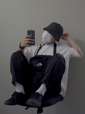 「韓国コーデ」｜「アイテム（アナログ腕時計）」を使った、YOUTUBE_九州DIGり旅さん（メンズ・167cm）の夏コーディネート