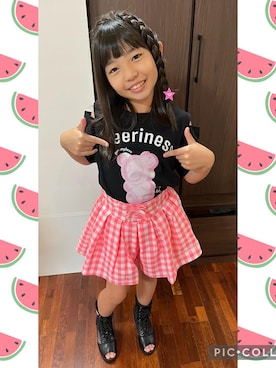 saraさん（キッズ・124cm）の夏コーディネート