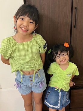 saraさん（キッズ・124cm）の春コーディネート