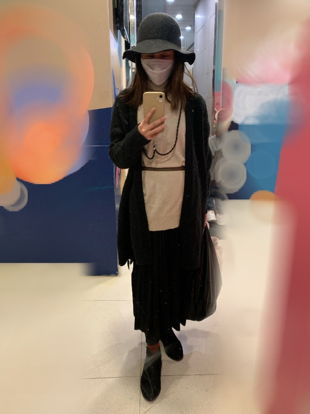 「ootd」｜「Max MaraのMAX MARA STUDIO Turtlenecks（ニット/セーター、ベージュ系）」を使った、BelaLaさん（レディース・153cm）の冬コーディネートの1枚目の写真