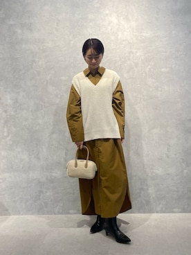 鈴ゆりかさん(レディース・157cm)の冬コーディネート