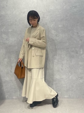 「アイテム（ワンピース）」を使った、鈴ゆりかさん（レディース・157cm・30代）の冬コーディネート