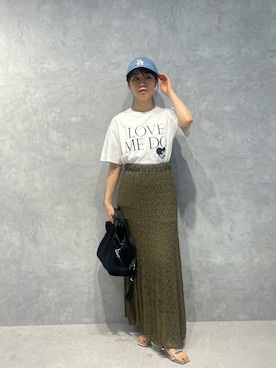 「スタッフコーデ」｜鈴ゆりかさん（レディース・157cm）の夏コーディネート