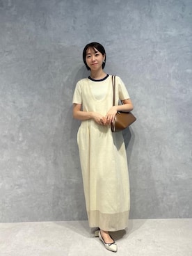 「アイテム（ワンピース/ドレス）」を使った、鈴ゆりかさん（レディース・157cm・30代）の秋コーディネート