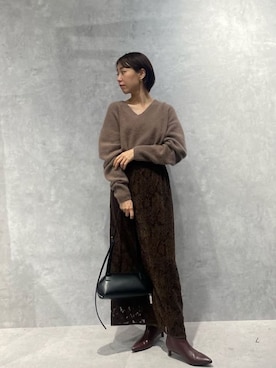 鈴ゆりかさん(レディース・157cm)の秋コーディネート