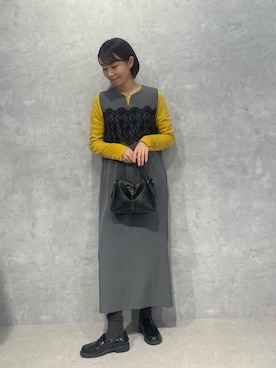 鈴ゆりかさん(レディース・157cm)の冬コーディネート