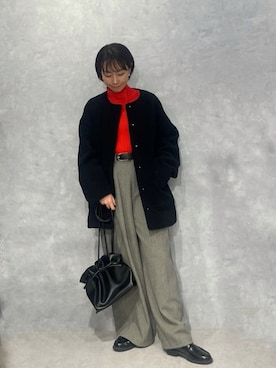 鈴ゆりかさん（レディース・157cm）の冬コーディネート