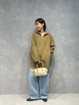 「アイテム（ワンピース/ドレス）」を使った、鈴ゆりかさん（レディース・157cm・30代）の秋コーディネート