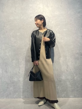 鈴ゆりかさん（レディース・157cm）の冬コーディネート