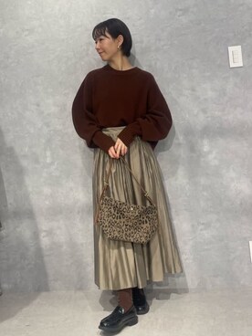 鈴ゆりかさん（レディース・157cm）の冬コーディネート