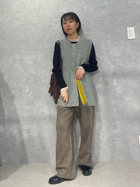 鈴ゆりかさん（レディース・157cm）の冬コーディネート